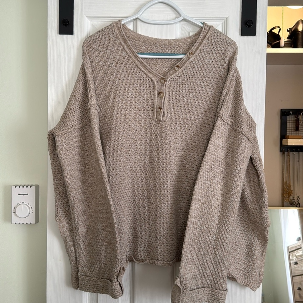 Drop Shoulder Sweater